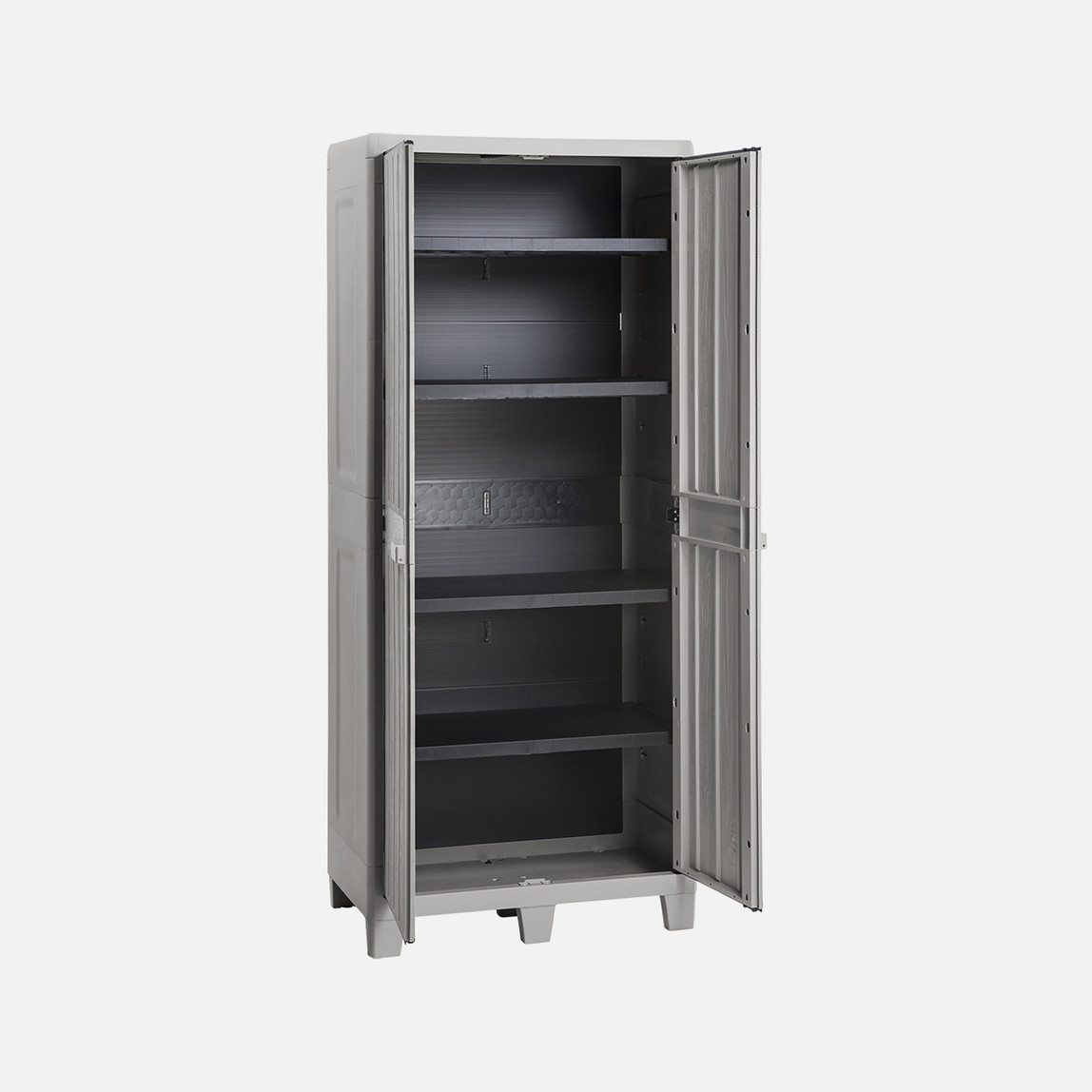    Toomax Florida XL 4 Raflı Plastik Dolap Gri 