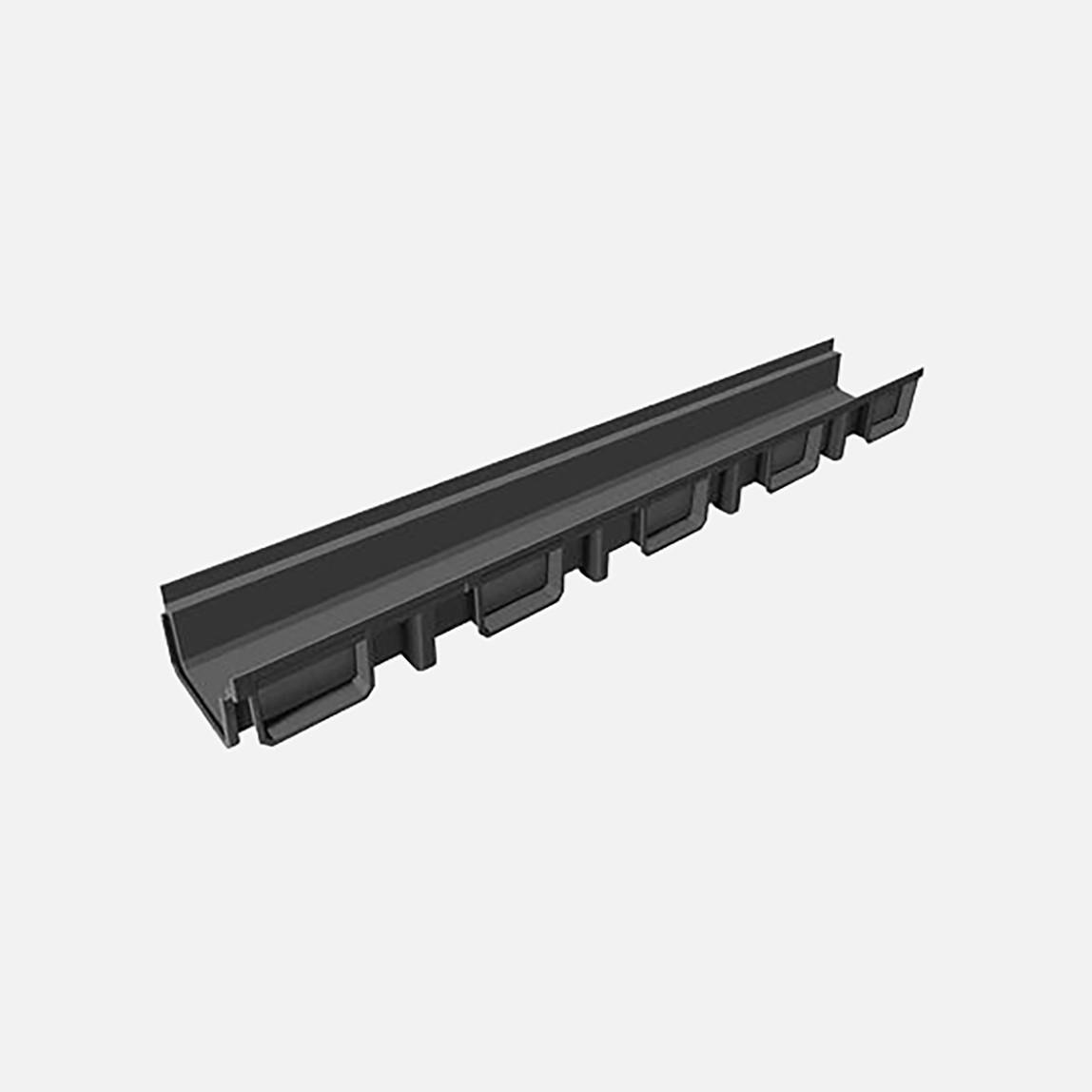    Plastik Drenaj Kanalı 13x7,5x100 Cm MTS 3035 Siyah 