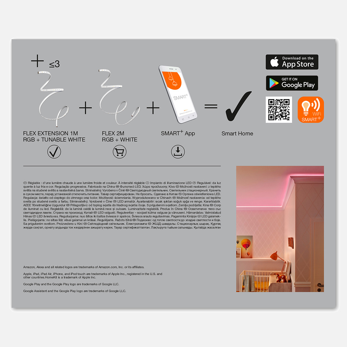    Ledvance Smart Wifi Flex 1 metre Rgb Led Ayarlanablir  