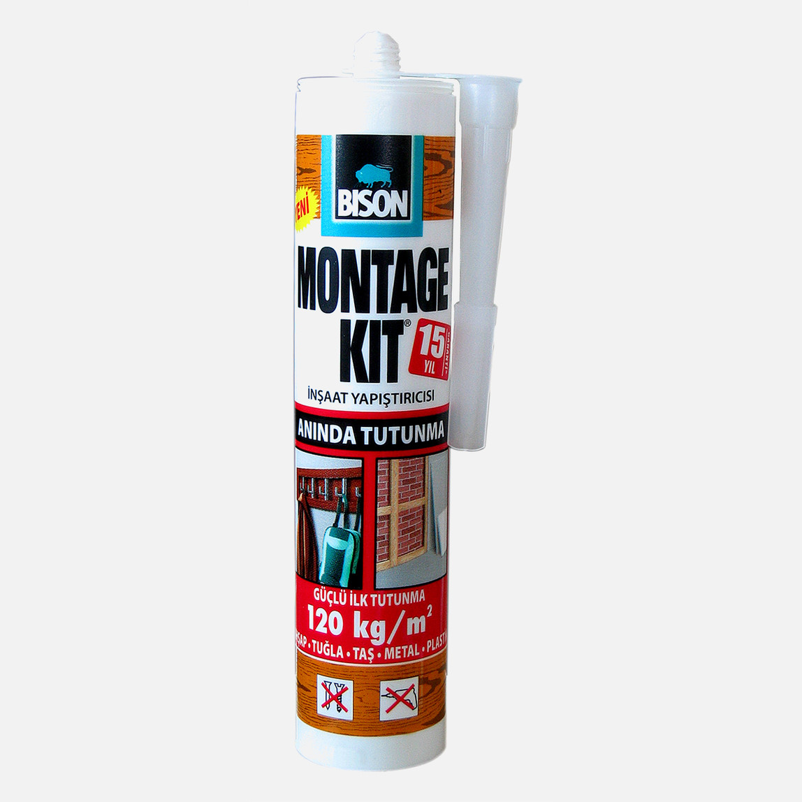    Bison Montage Kit Anında Tutunma 370 gr. Kartuş  