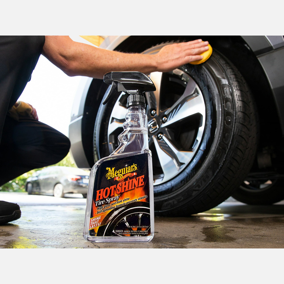    Meguiars Hot Shine Lastik Parlatıcı Sprey 710 ml  