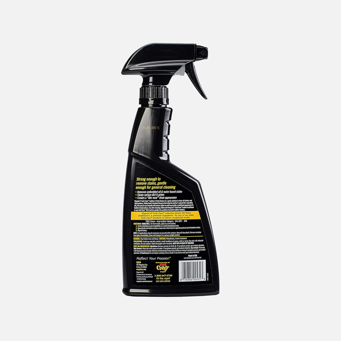    Meguiars Gold Class Deri Temizleyici 473 ml  