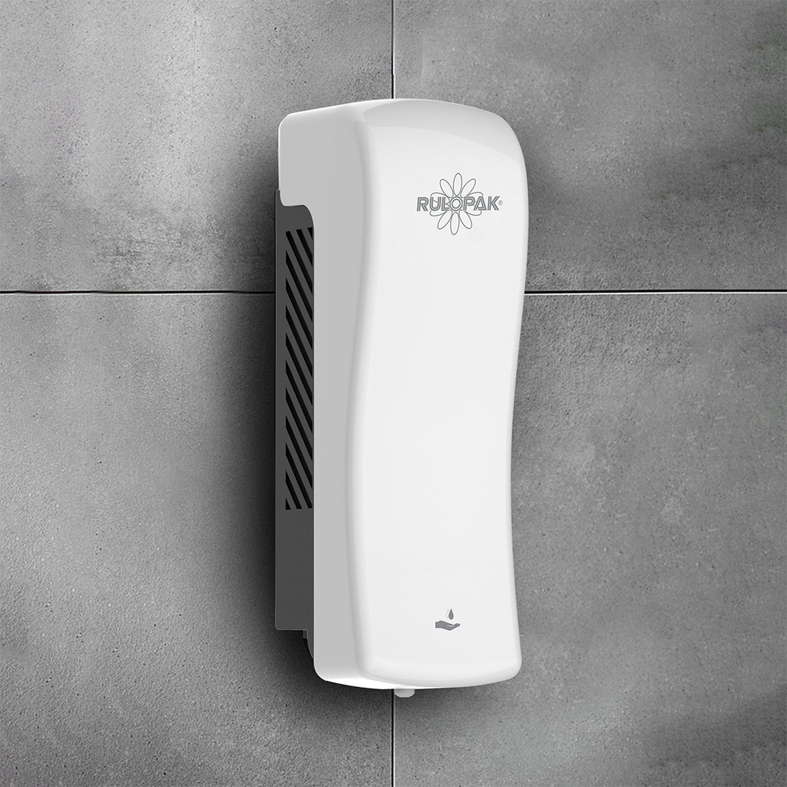    Rulopak Manuel S Model Sıvı Sabun ve Şampuan Dispenseri Beyaz 