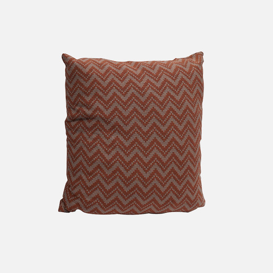 Premier Home Zigzag Şönil Kare 45x45 cm Minder Turuncu