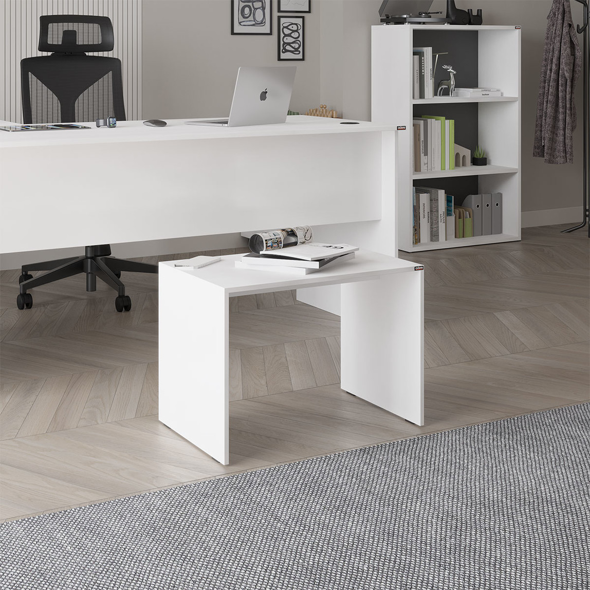    Adore Rio Dikdörtgen Sehpa Beyaz 