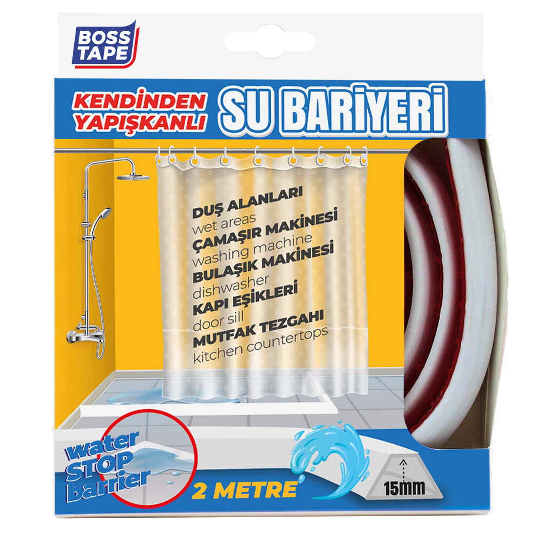    Boss Tape Su Bariyer Bandı 2 mt 