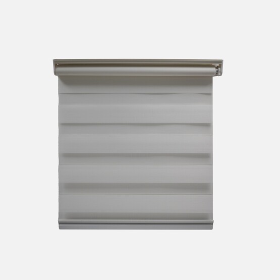 Elegance Ok Deep Zebra Stor Perde 200x200cm Ekru 