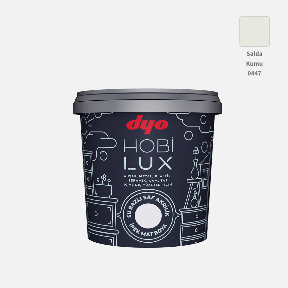    Dyo Hobilux Boya Salda Kumu 0,9 lt 