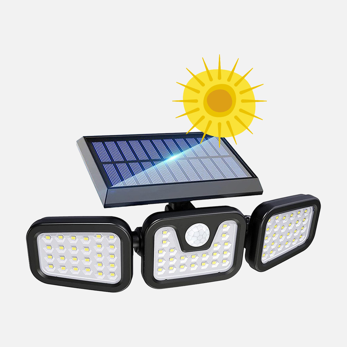    GreenTech Solar Sensörlü 3 Taraflı Led Aydınlatma 