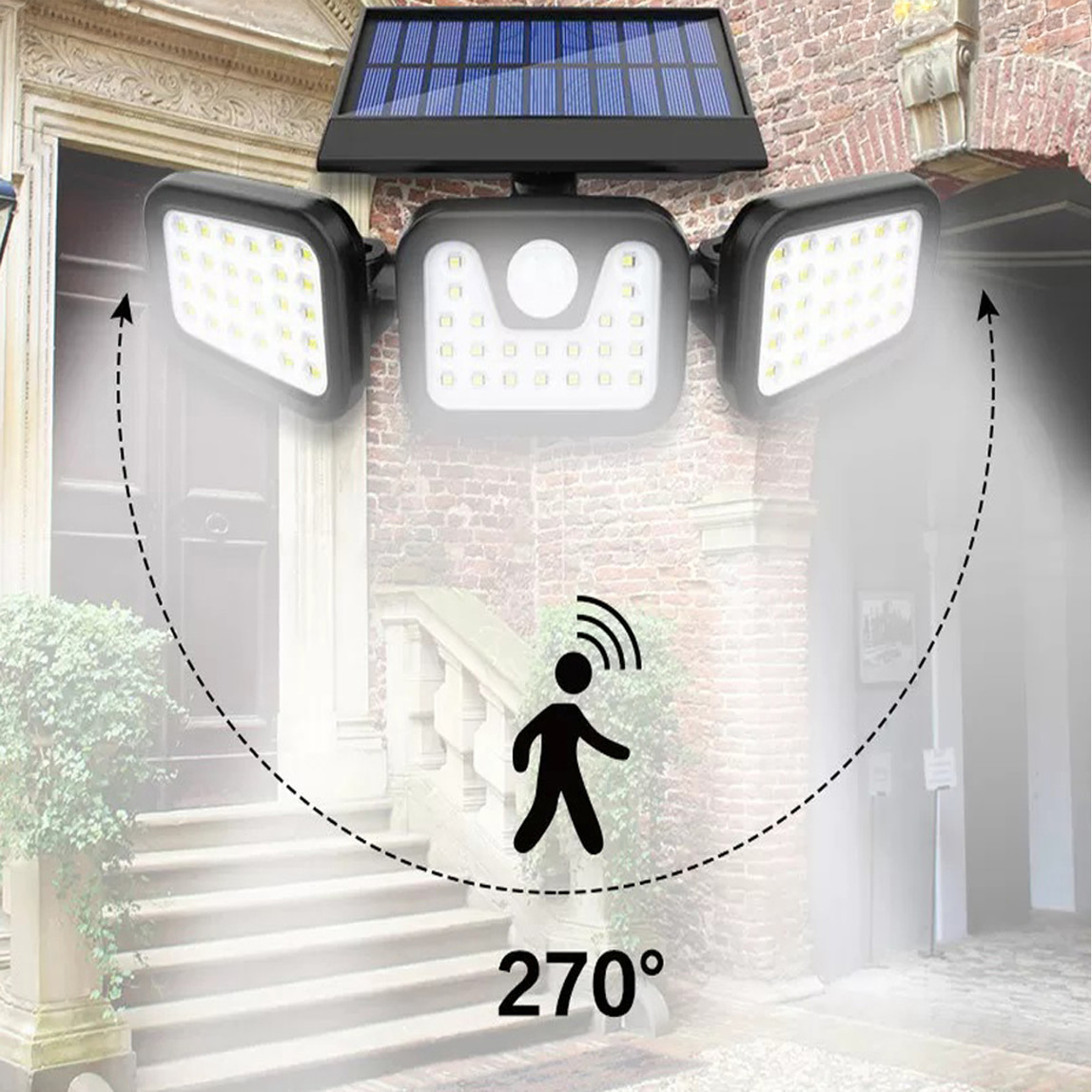    GreenTech Solar Sensörlü 3 Taraflı Led Aydınlatma 