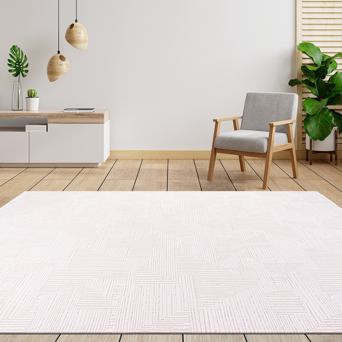    Crea Avangard 404B Halı Beyaz 80x150 cm 