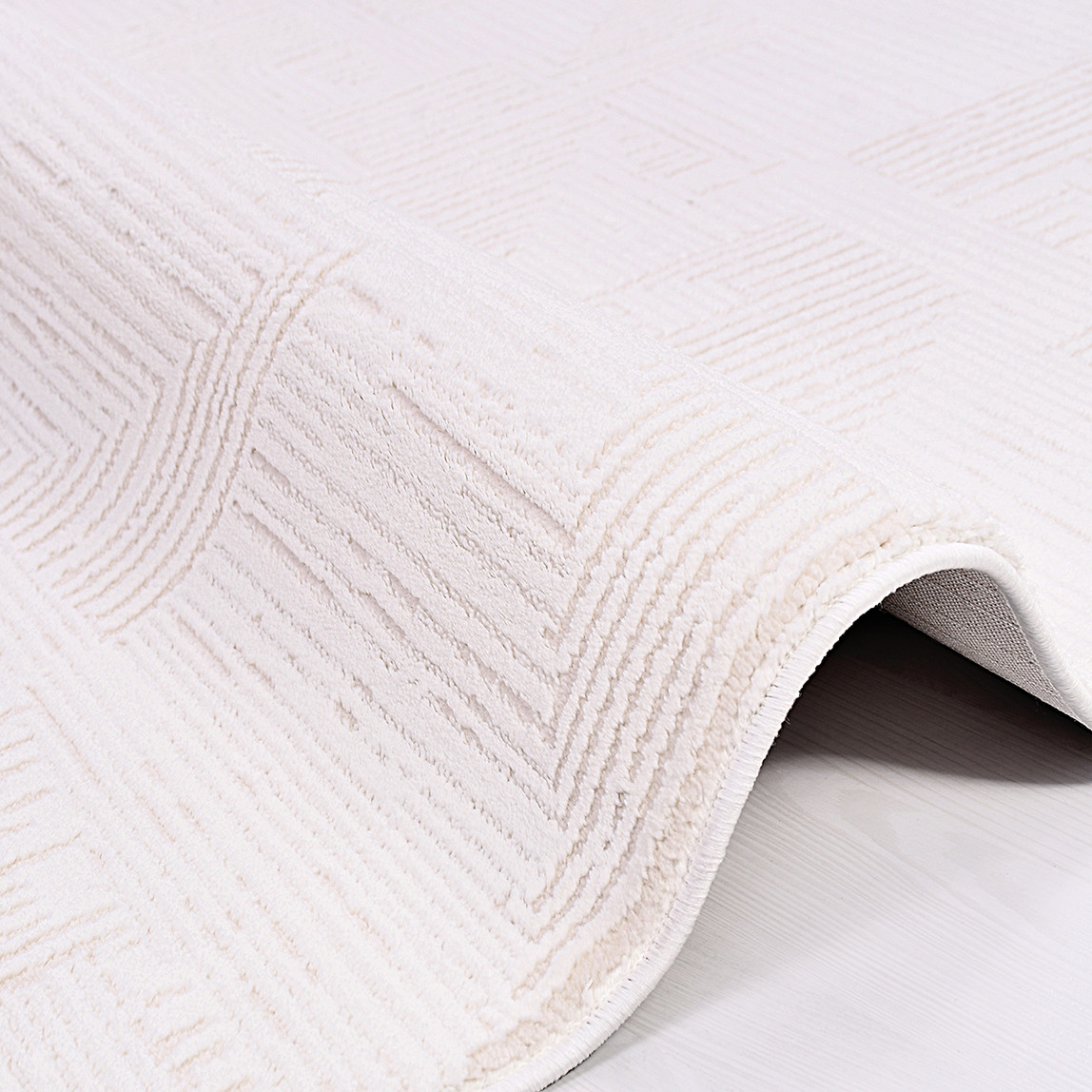    Crea Avangard 404B Halı Beyaz 80x150 cm 