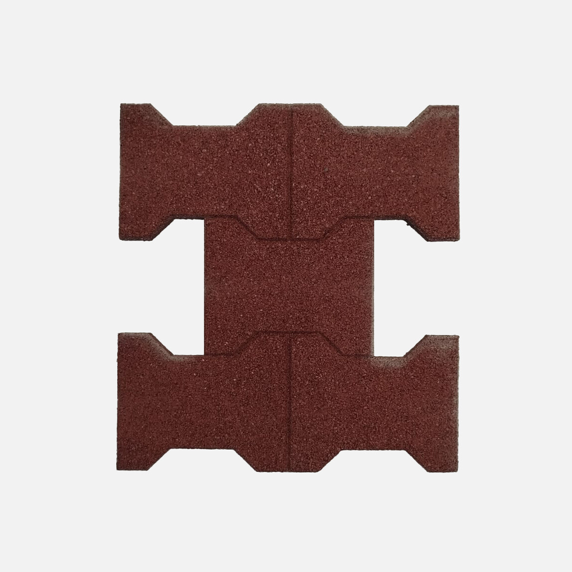    Park World 50X50X2 Karo Kauçuk Beşli Kilit Parke Kiremit 