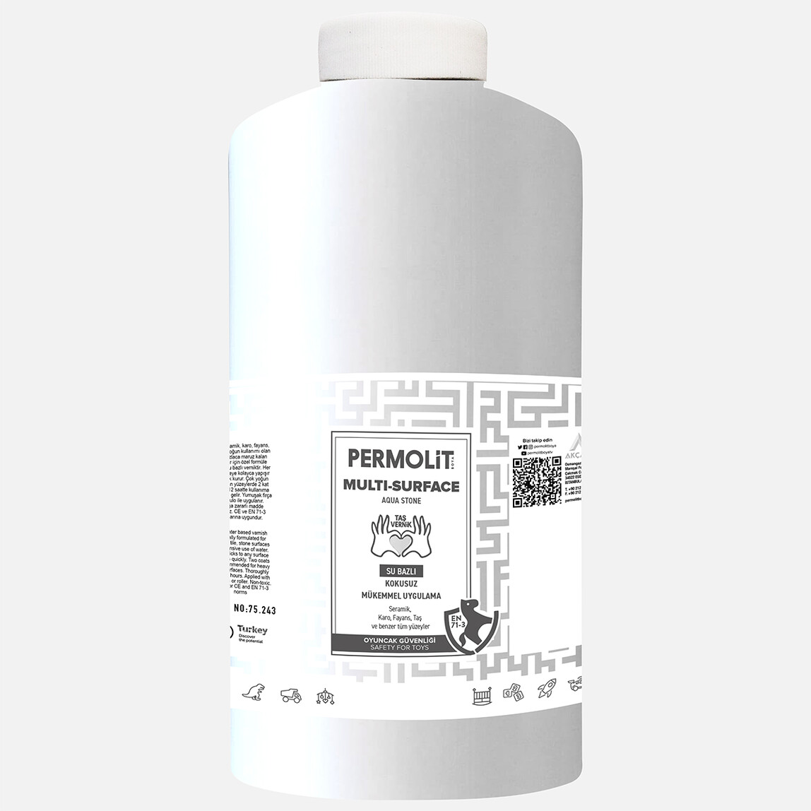    Permolit 2 L Multi Surface Taş Verniği 