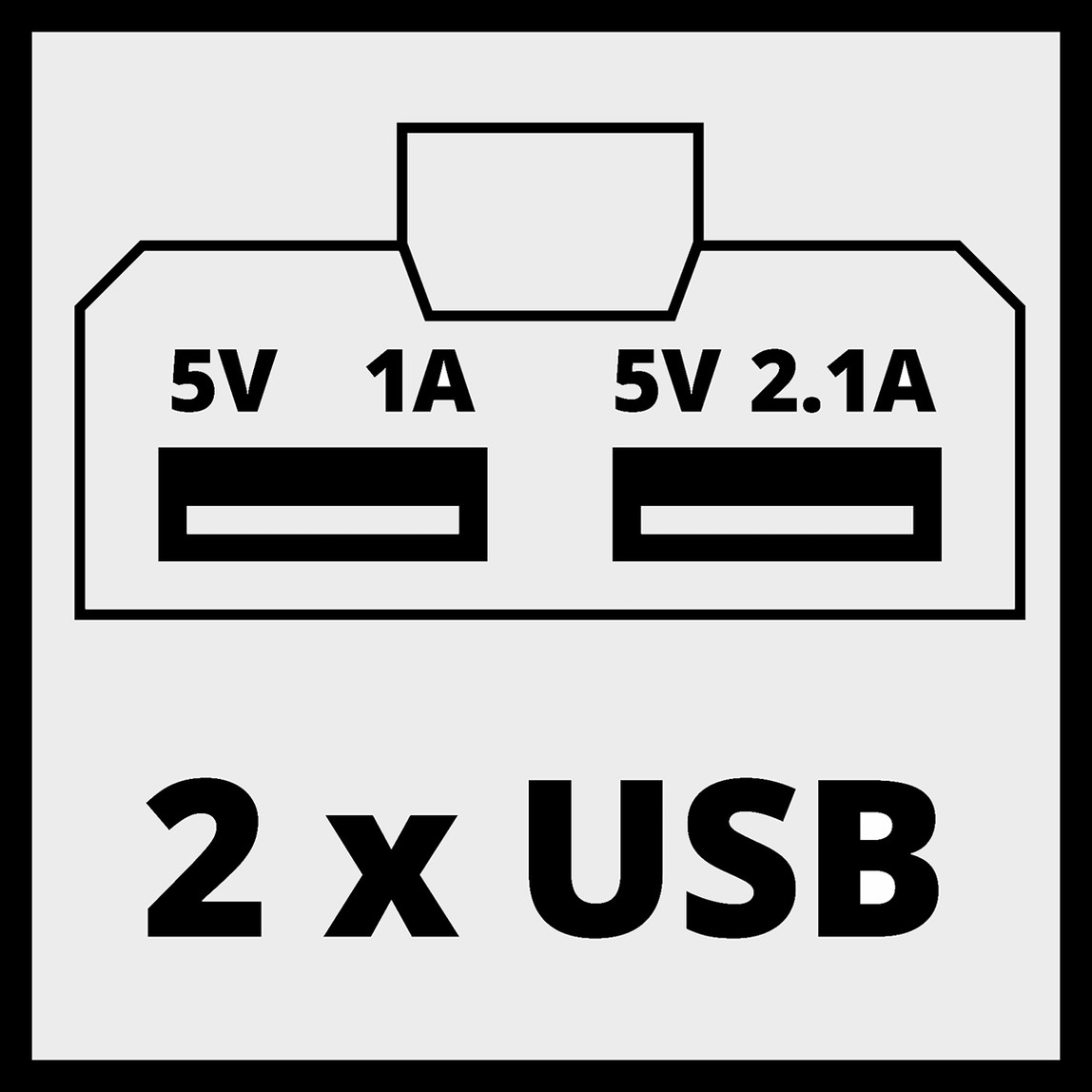    Einhell Te Cp 18V 2.1Ah Li Usb Şarj Cihazı (Akü Dahil Değildir.) 