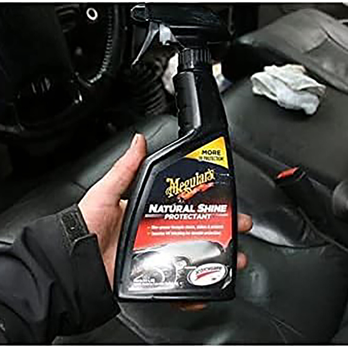   Meguiars Natural Shine Vinil Kauçuk Yüzey Koruma 473 ml  