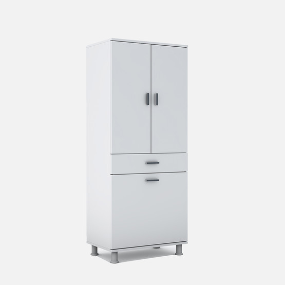 Movemo Eko 119 2 Kapaklı Sepetli 180X60X40 cm Banyo Dolabı 
