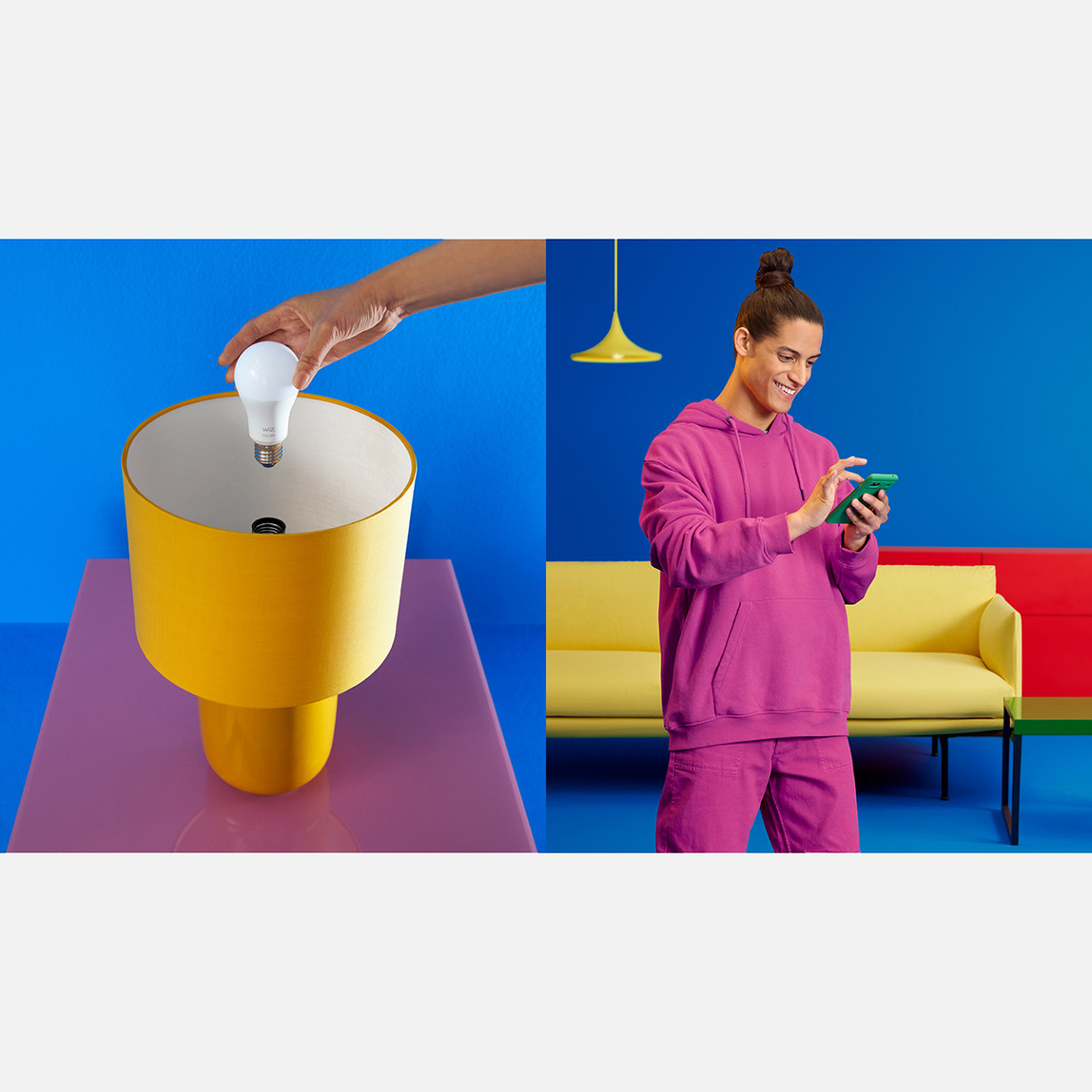    Wiz A67 13 W Renkli E27 LED Ampul 