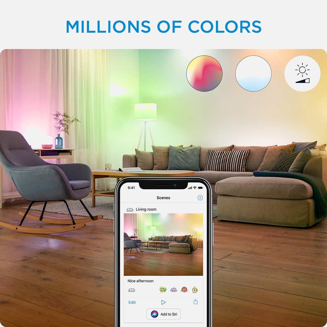    Wiz A60 60 W Renkli E27 LED Ampul 