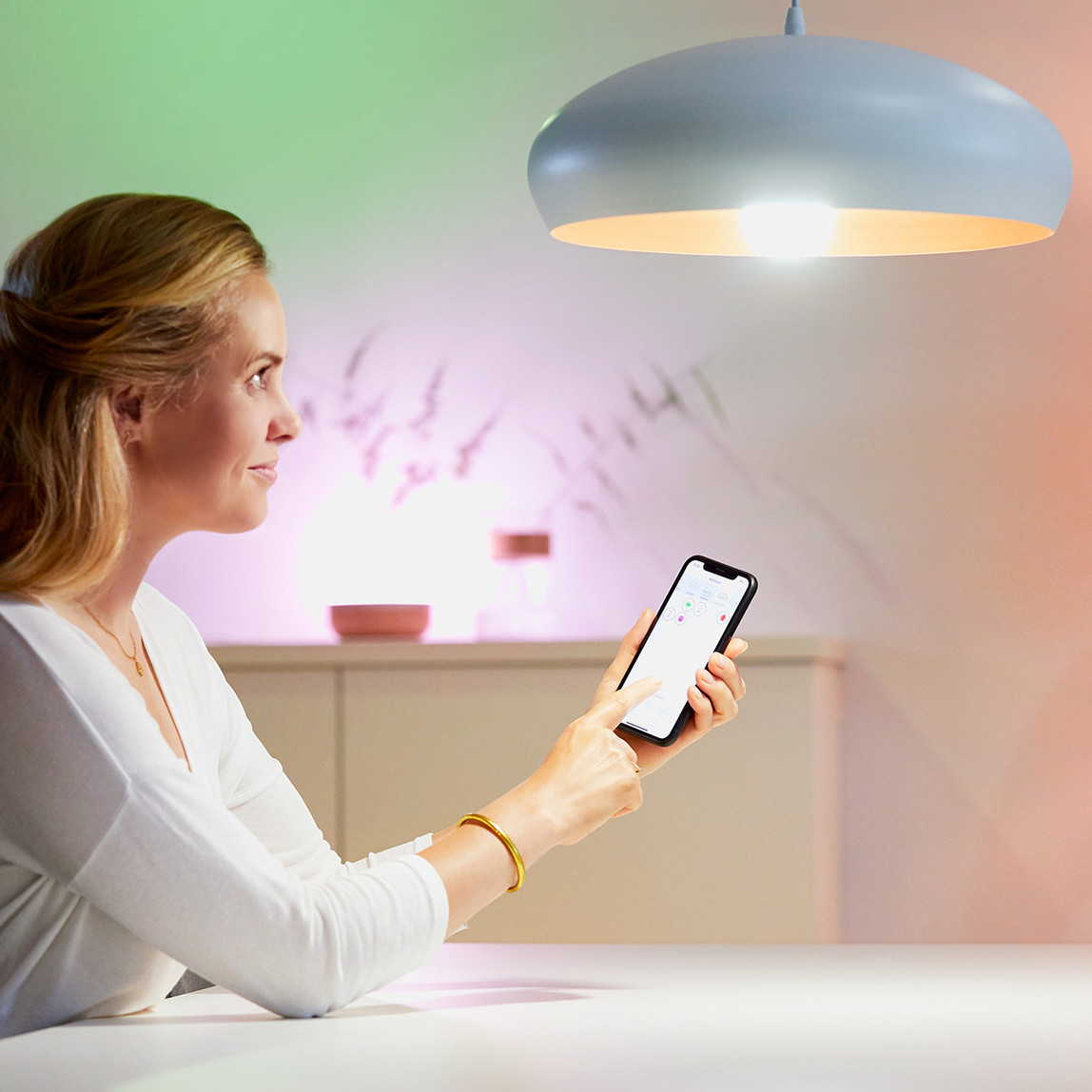    Wiz A60 60 W Renkli E27 LED Ampul 
