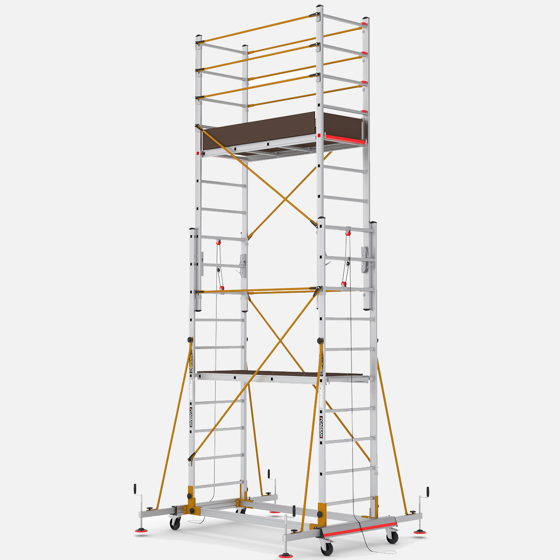    Çağsan Telesafe S005XLN 10 Basamaklı İskele 