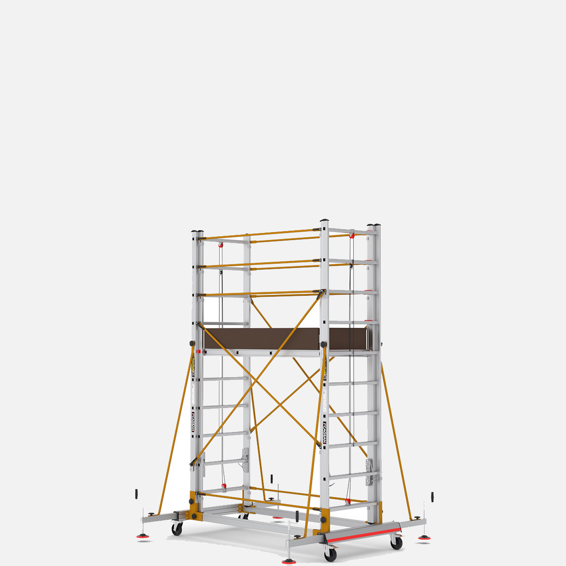    Çağsan Telesafe S005XLN 10 Basamaklı İskele 