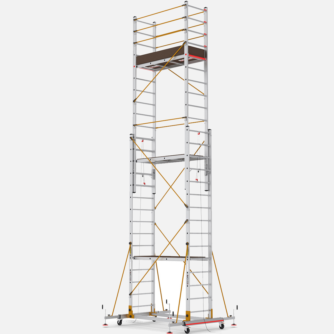    Çağsan Telesafe S008XLN 15 Basamaklı İskele 