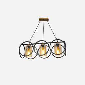 Taşcan Aydınlatma Vegas Modern 3'lü Metal Silindir Sarkıt Avize 