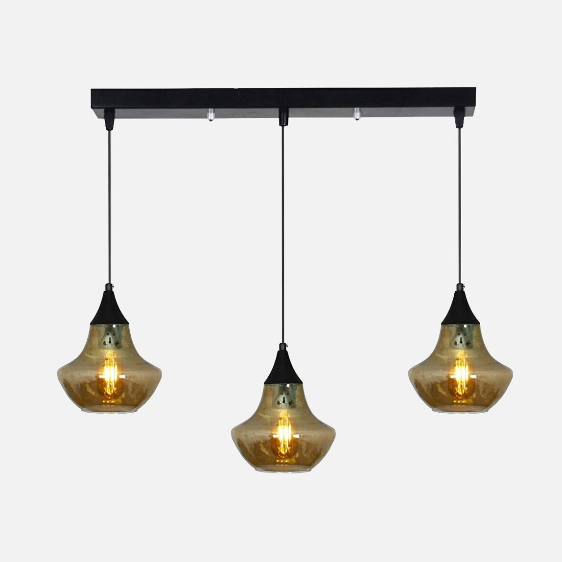    Taşcan Aydınlatma Zeus Modern 3'lü Metal Sarkıt Avize  