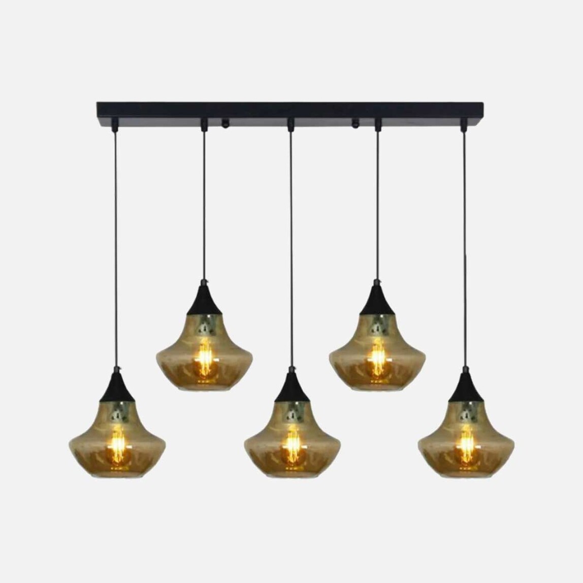    Taşcan Aydınlatma Zeus Modern 5'li Metal Sarkıt Avize  
