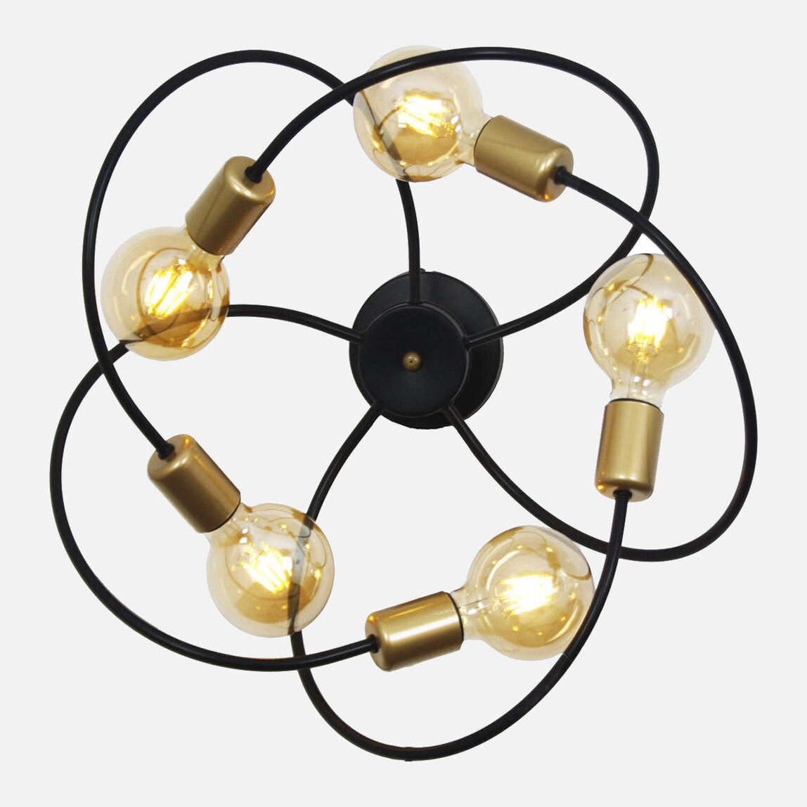    Taşcan Aydınlatma Sofia Modern 5'li Metal Klasik Avize  