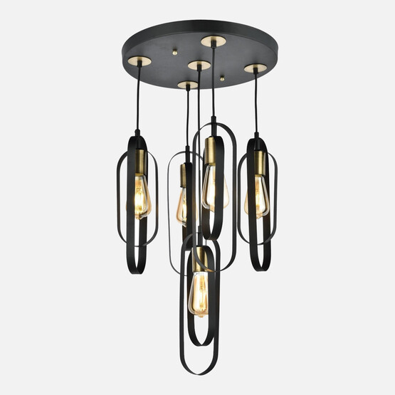 Taşcan Aydınlatma Esse Modern 5'li Metal Sarkıt Avize 