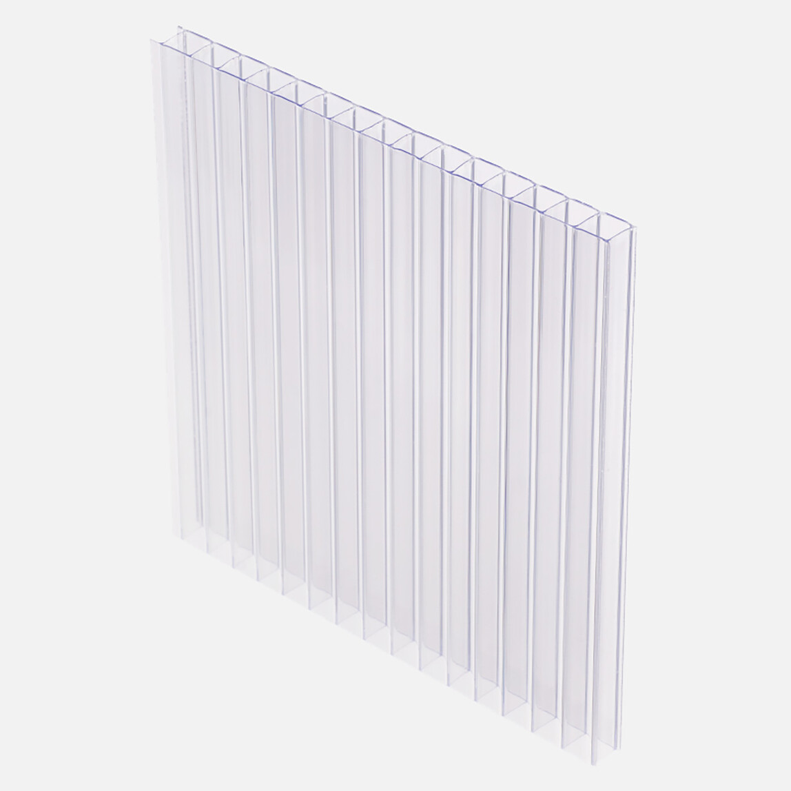    Polikarbonat Oluklu Levha 8501 Şeffaf 200 x 105 cm 6 mm 