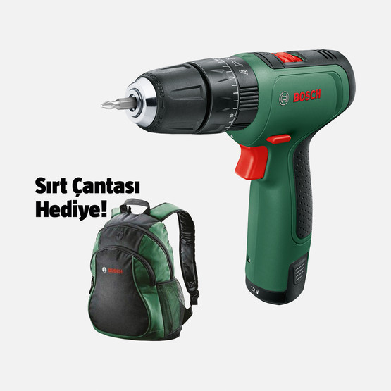 Bosch EasyImpact 12 V 1.5 Ah Tek Akülü Li-ion Darbeli Akülü Vidalama  