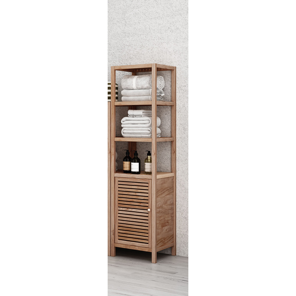    Gold Banyo Berlutti 40 cm Banyo Boy Dolabı Ceviz 