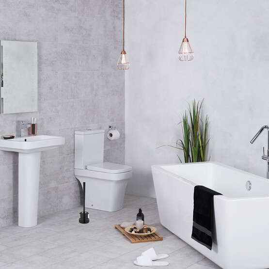 Rulopak Yuvarlak Silikon Tuvalet Fırçası 