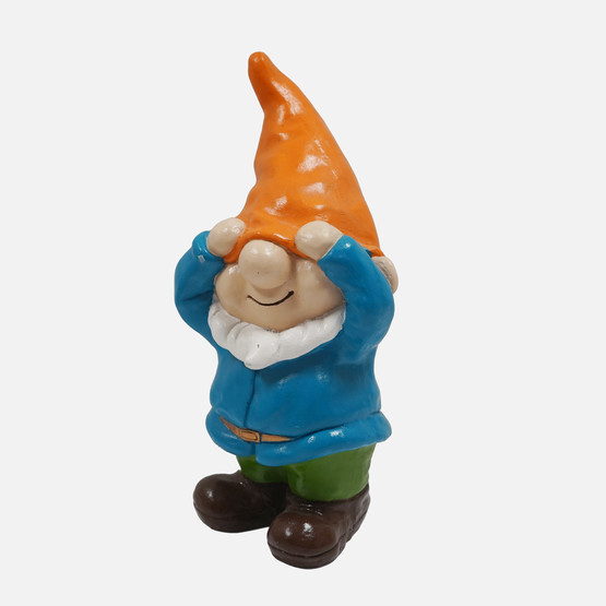 Turuncu Şapkalı Görmedim Bahçe Heykeli