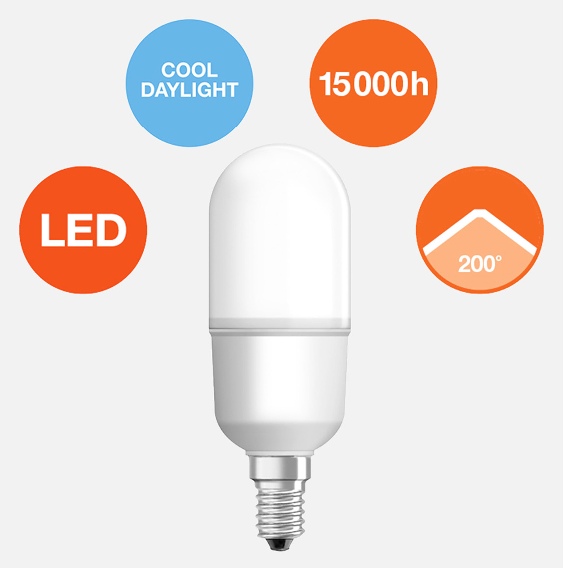    Osram Led Stick 9 W Beyaz E14 LED Ampul 