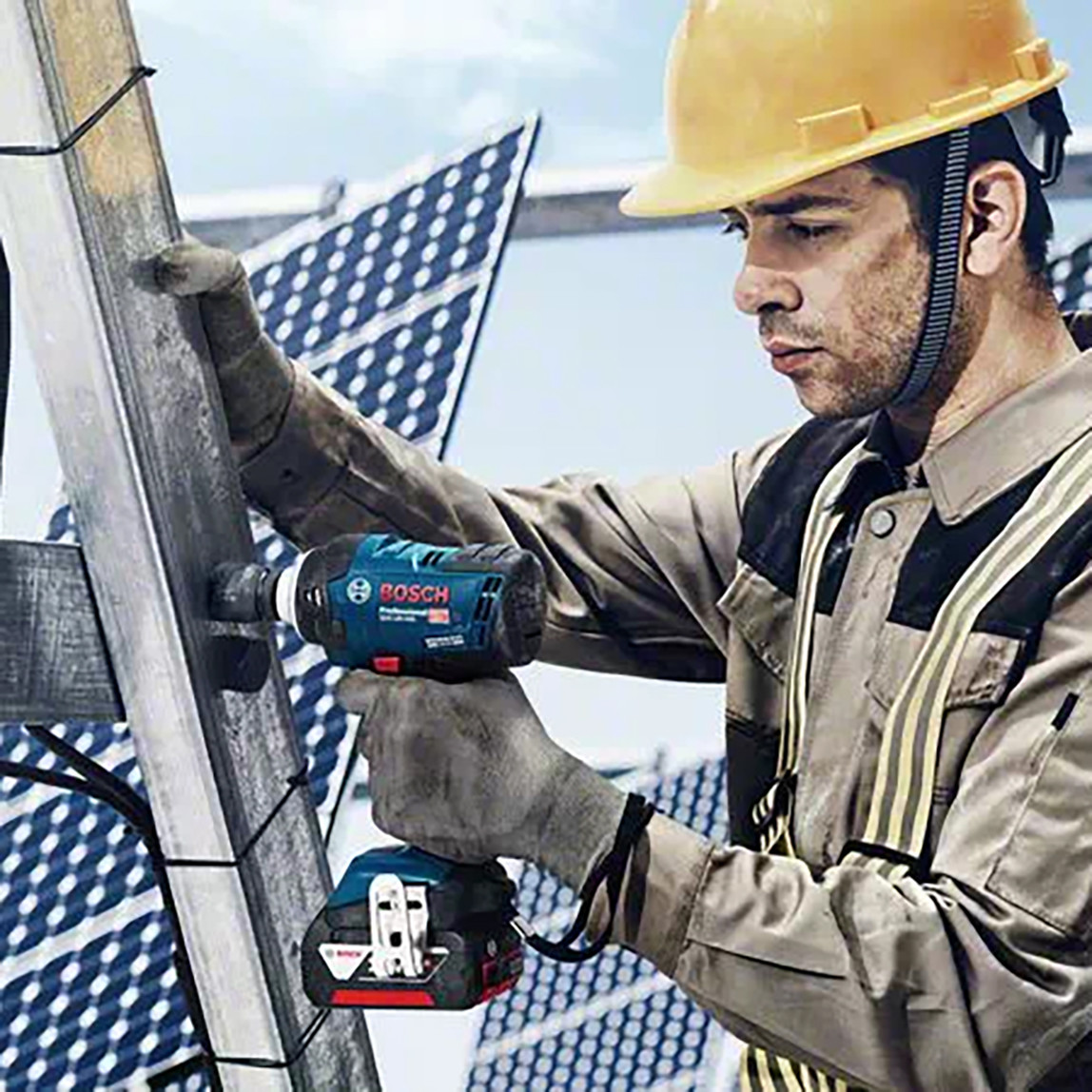    Bosch Profesyonel GDS 18V-400 5 Ah Çift Akülü Li-ion Darbeli Akülü Vidalama   