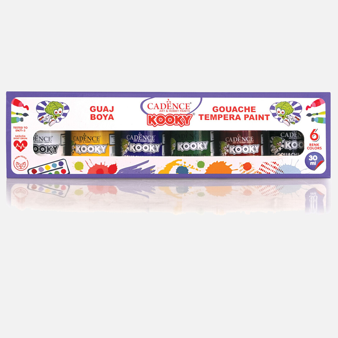    Kooky Guaj Boya Seti 6x30ml  