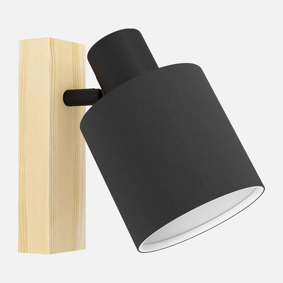 Eglo Batallas 10 W Ledli E27 Duy Yuvarlak Sıvaüstü Spot 1 Adet Siyah 