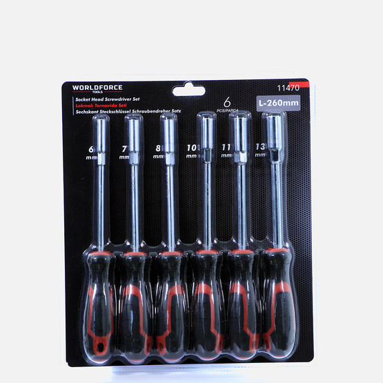 Worldforce Lokmalı Tornavida Seti 6 Parça CRV 11470 