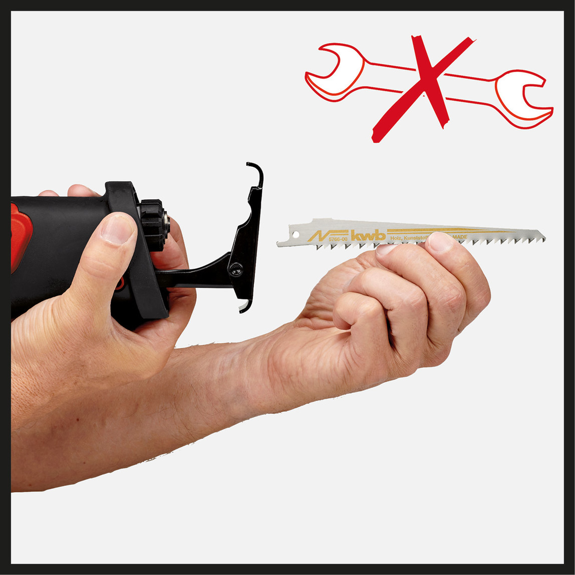    Einhell TE-AP 18/28 Li BL Solo Kömürsüz Akülü Kılıç Testere (Akü ve Şarj Cihazı Dahil Değildir.) 