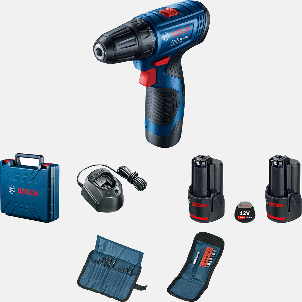    Bosch GSR 120-LI Akülü Vidalama (23 parça Aksesuar Seti Hediye) 