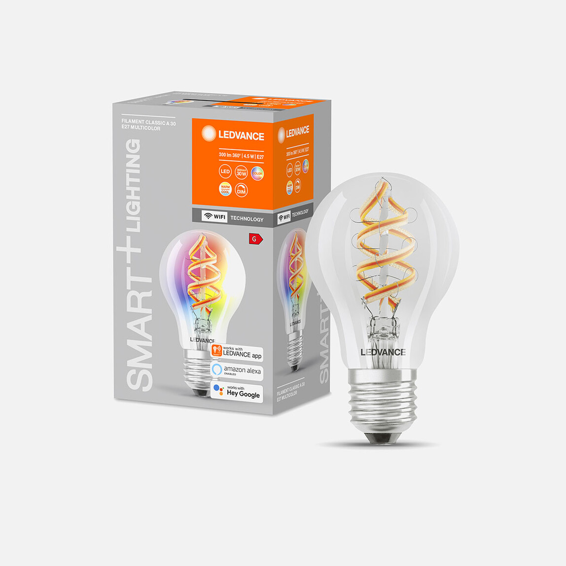    Osram Smart Wifi Filament Klasik 4.5 W Renkli E27 LED Ampul 
