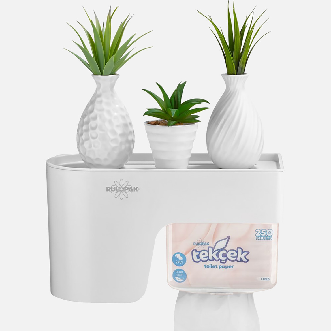    Rulopak Multitask Tek Çek Tuvalet Kağıdı Dispenseri 