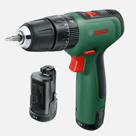 Bosch EasyImpact 1200 (1.5 Ah, Çift Akü, GAL1210CV) 12'li Aksesuar Seti 