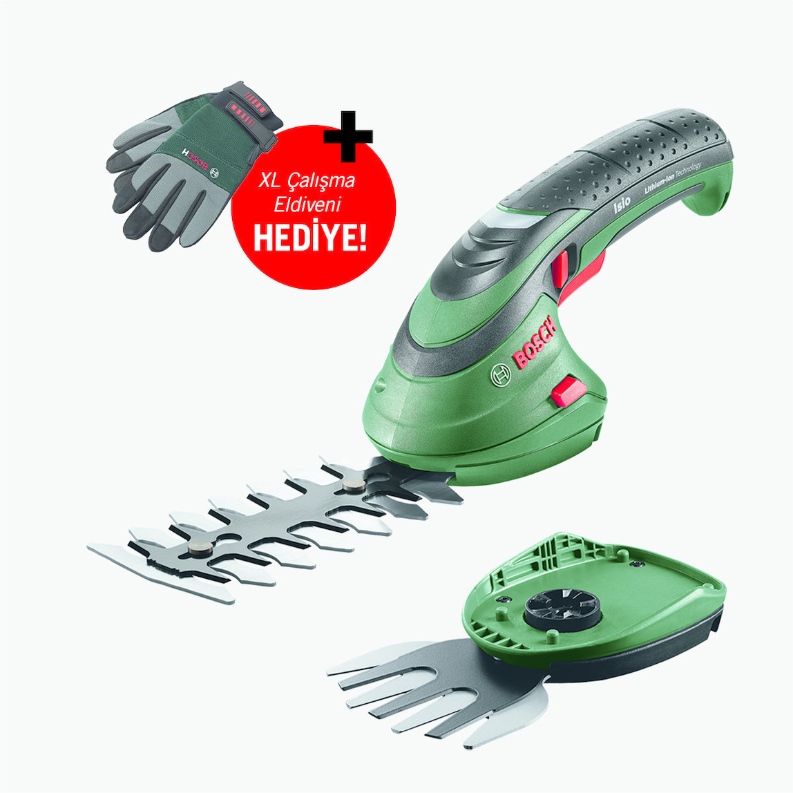    Bosch Isio III Akülü Çit Kesme Makinesi  