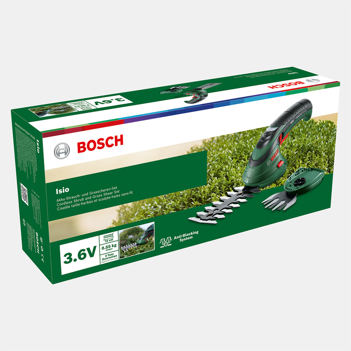    Bosch Isio III Akülü Çit Kesme Makinesi  