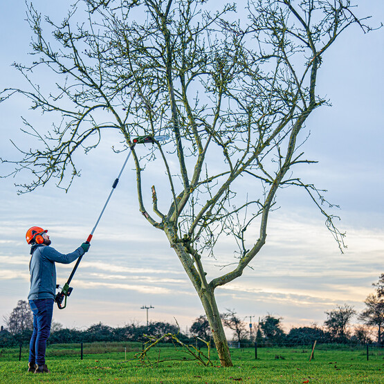 UniversalChainPole 18 Akülü Teleskopik Zincirli Budama Makinesi